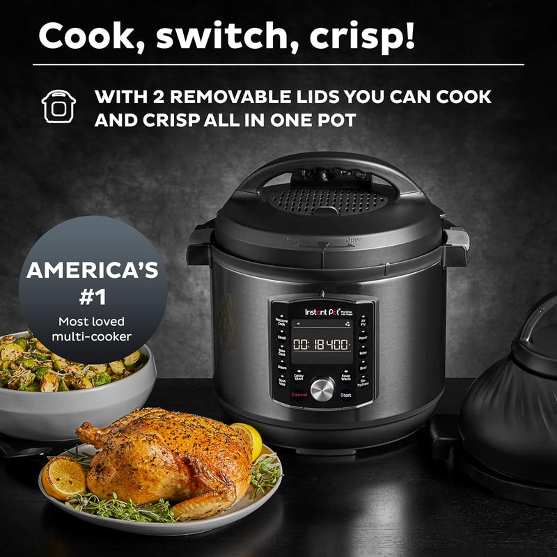 Instant Pot Pro Crisp 11 In 1 Air Fryer And Electric Pressure Cooker Combo With Multicooker Lids That Air Fries Steams Slow Cooks Sautes Dehydrate