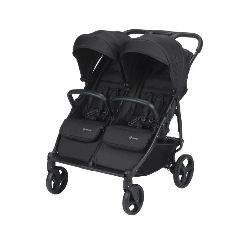 Safety 1st Lightweight Double Stroller | Double Stroller for Two Kids with One-Hand Fold