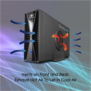 Vantec Removable Device NST-387S3-BK NexStar HX 3.5" SATA III Hard Drive Enclosure USB 3.0 - PuriLite