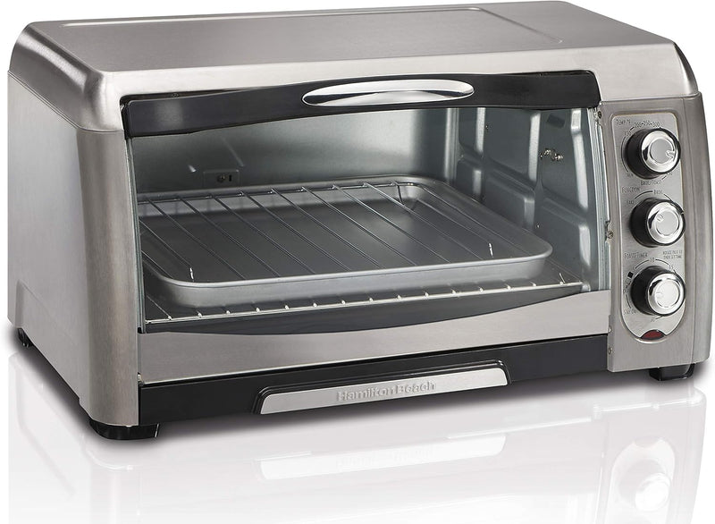 Hamilton Beach 31340C 6 Slice Toaster Oven, Stainless Steel