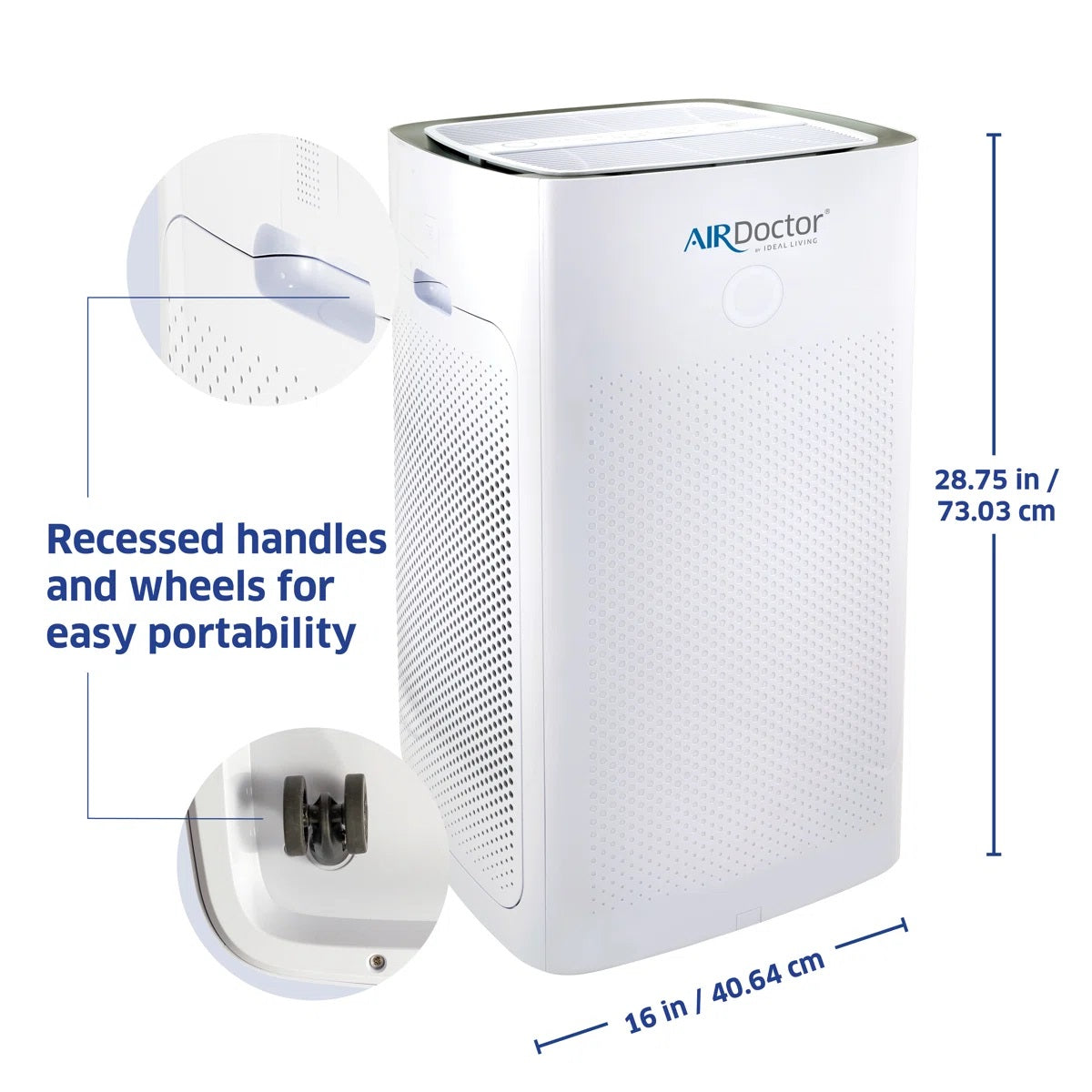 AirDoctor AD5500 Air purifier for Extra Large Spaces UltraHEPA, Carbon & VOC Filters