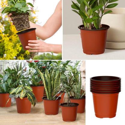 Nursery Pots Planting Pots 4 Inch Plant Pot 100pcs Seedling Pots Plastic Plant Pot Seed Starter Pots Plant Starter Pots Plastic Pots Small Plant Pots Plastic Nursery Pots Seed Starting Pots Flower Pot