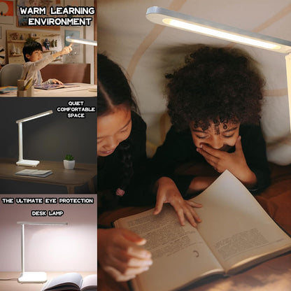 Led Desk Lamp Dimmable Light Reading Lamp 3 Lighting Modes, Eye Protection Desk Lamp Accessories, Study Desk Lamp Equipped USB Charger Suitable for Home Office is for Gift Giving