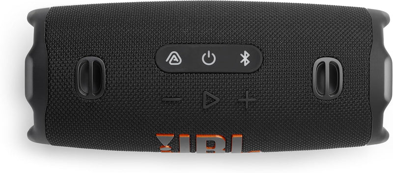 JBL Charge 6 - Portable Waterproof & Drop-Proof Bluetooth Speaker, Bold Pro Sound with AI Sound Boost, 28Hrs of Playtime, Built-in powerbank & Comes with a Sturdy/Removable Carrying Strap (Black)