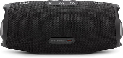 JBL Charge 6 - Portable Waterproof & Drop-Proof Bluetooth Speaker, Bold Pro Sound with AI Sound Boost, 28Hrs of Playtime, Built-in powerbank & Comes with a Sturdy/Removable Carrying Strap (Black)
