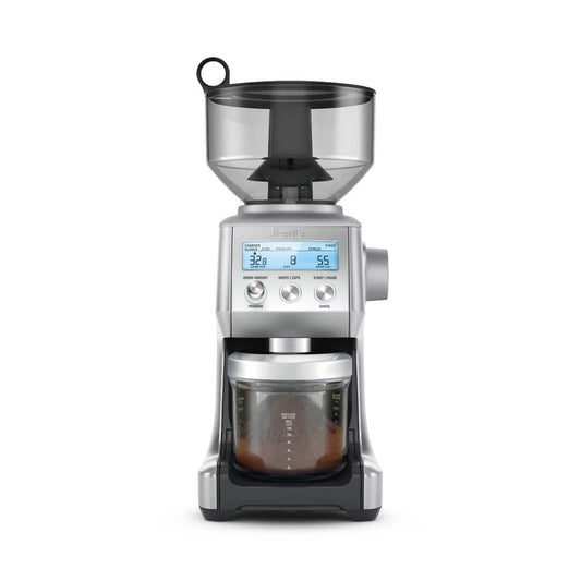 Breville Smart Grinder Pro Coffee Bean Grinder Brushed Stainless Steel BCG820BSS: 60 Settings Burr Espresso Grinder