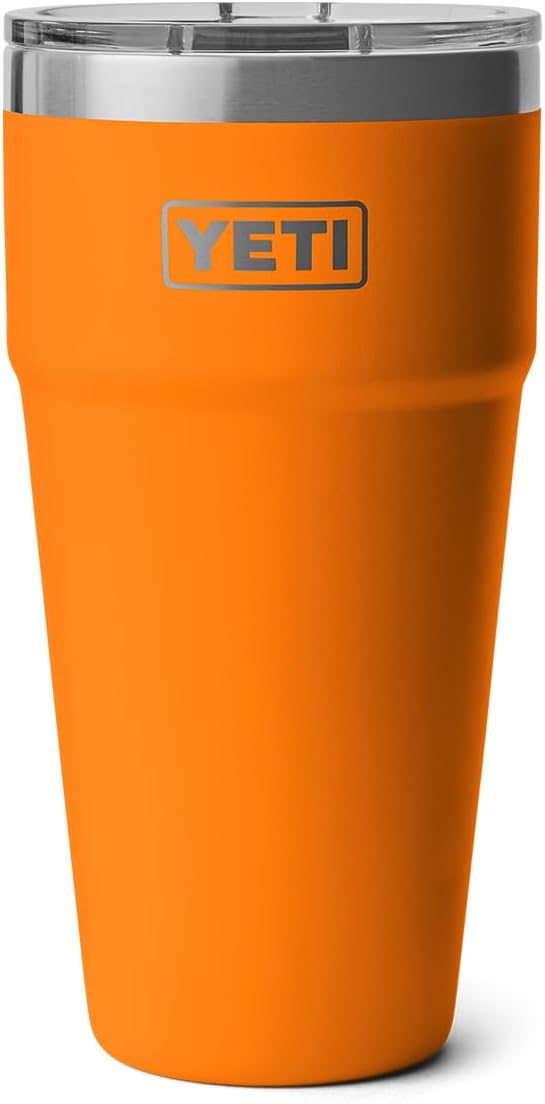 YETI Rambler 30 oz Stackable Tumbler, Stainless Steel, Vacuum Insulated with MagSlider Lid, King Crab