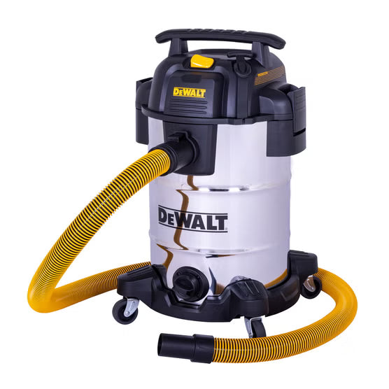 DeWALT 8 Gallon / 30L Stainless Steel Wet/Dry Shop Vacuum