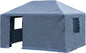 Sojag Universal Winter Cover Plus for Tall Gazebos, Storage for Grill & Patio Furniture, Flame and Weather-Resistant, 10' x 12', Grey