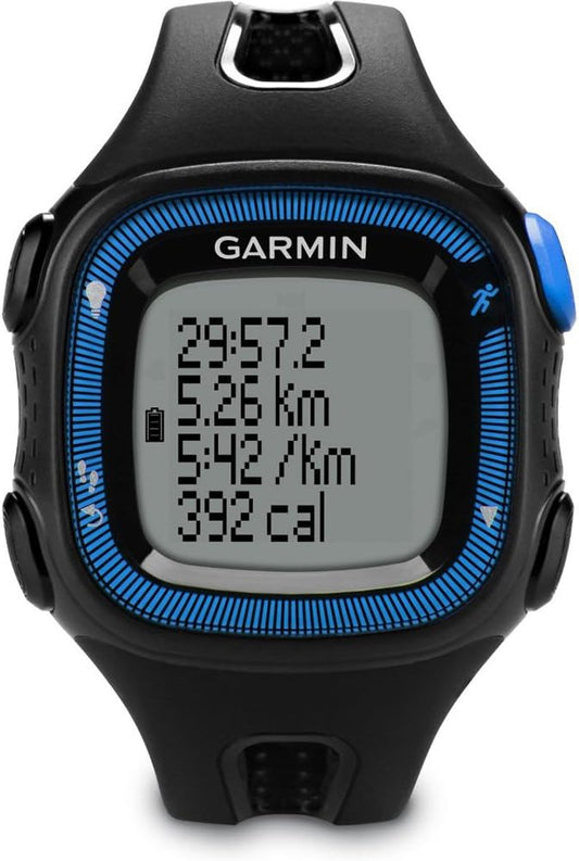 Garmin Forerunner 15 GPS Running Watch Large - Black/Blue