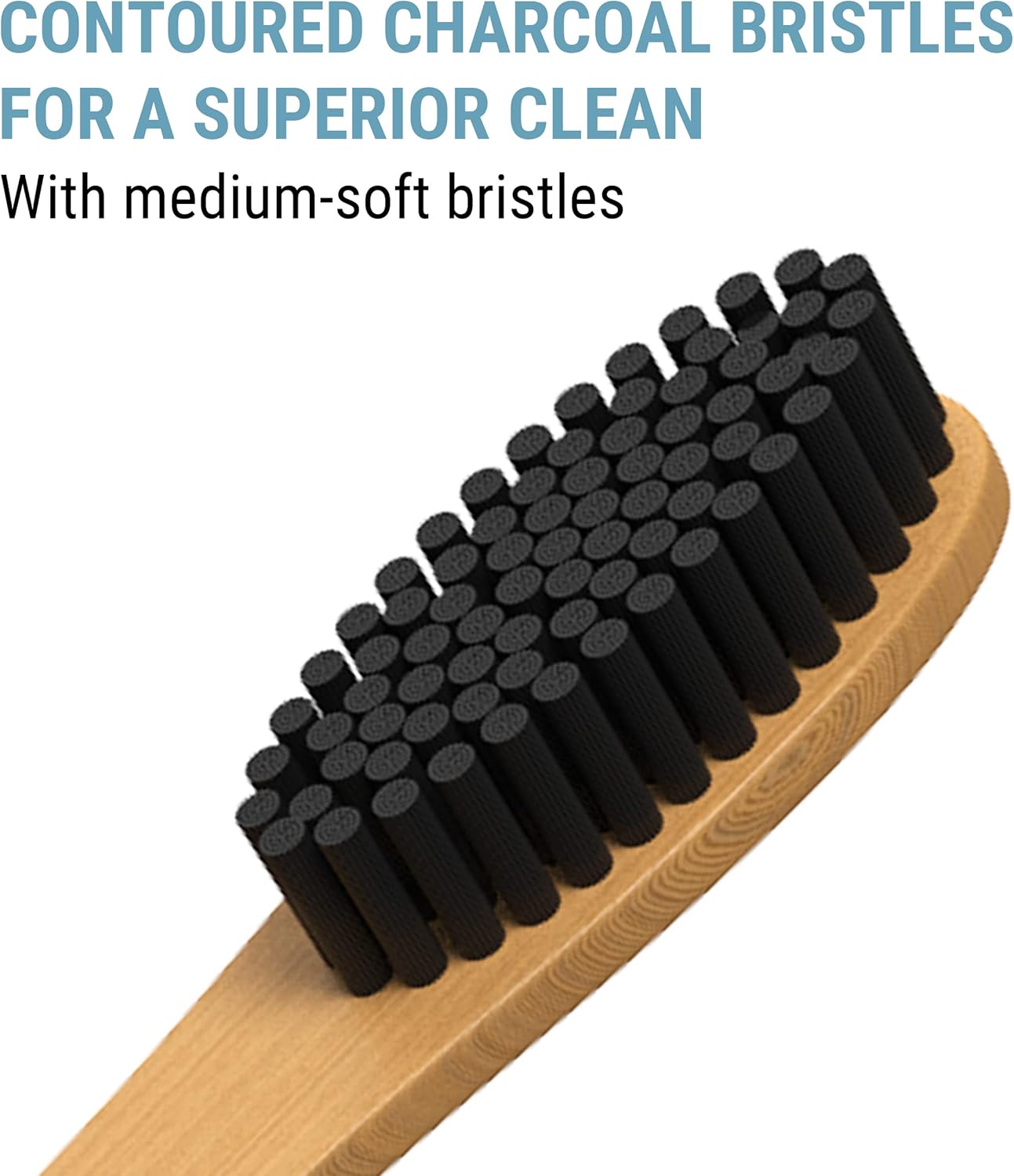 Spa-Dent Natural Bamboo Toothbrush – Made in Canada by Dentist Specialists – 1 pk