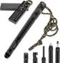 Survival Multi Tool 9-in-1 with Fishing Tool, Fire Starter, Whistle, Window Breaker and Bottle Opener, Compact Everyday Carry Survival Gear for Outdoor and Emergency Use - PuriLite