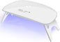 UV Led Nail Lamp uv Nail Light Mini Nail Dryer Portable Curing Light for Gel Nail Polish,6w(White)