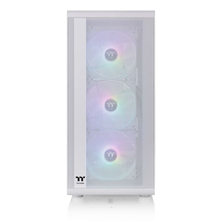 Thermaltake CS CA-1X2-00M6WN-01 S200 TG 4 x ARGB White Mid TowerÿATX - PuriLite