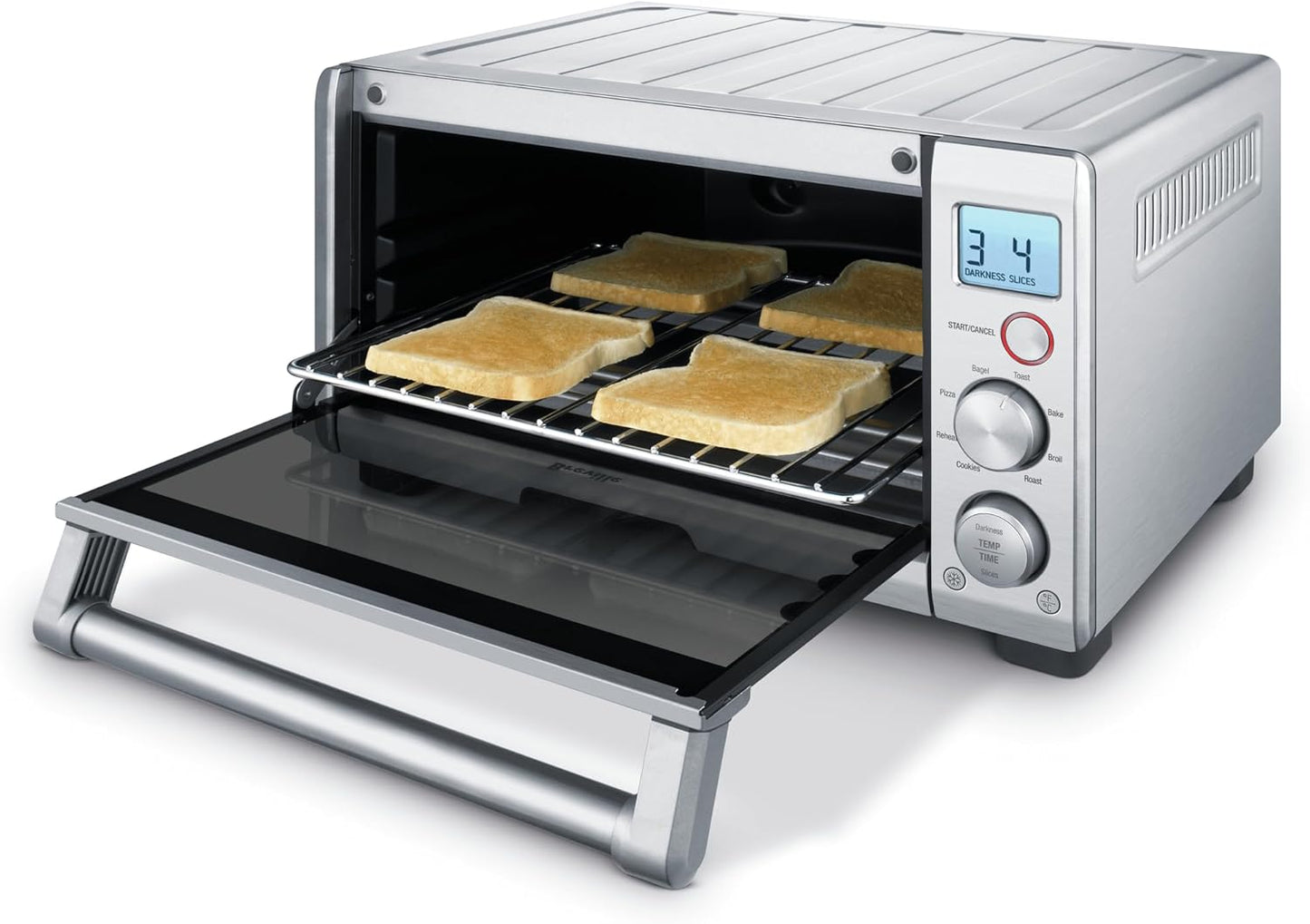 Breville BOV650XL the Compact Smart Oven Stainless Steel - 15" X 17" X 10", Silver