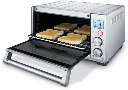 Breville BOV650XL the Compact Smart Oven Stainless Steel - 15" X 17" X 10", Silver