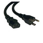 Tripp Lite P007-010 10ft 14AWG PowerCord IEC-320-C13/NEMA 5-15P - PuriLite