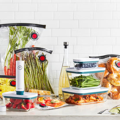 Zwilling Fresh & Save La Mer 16-Piece Glass Vacuum Storage Set