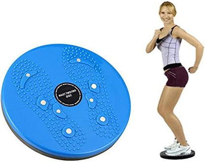 Multifunctional Exercise Equipment - Twist Waist Torsion Disc Board - Body Massage Board - Balance Board for Fitness (Blue) - PuriLite