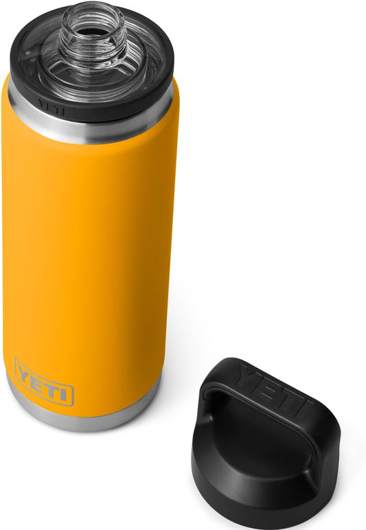 YETI Rambler 26 oz Bottle, Leakproof, Vacuum Insulated, Stainless Steel with Chug Cap, Beekeeper
