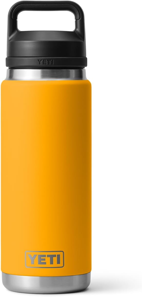 YETI Rambler 26 oz Bottle, Leakproof, Vacuum Insulated, Stainless Steel with Chug Cap, Beekeeper
