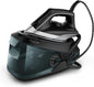 Rowenta, Iron, Pro Master Steam, Steamer for clothes, High Pressure Professional Steam Station, Stainless Steel Soleplate 57 oz, 400 microsteam holes, Built-In Pump, 1750 watts, Black Green, VR8338