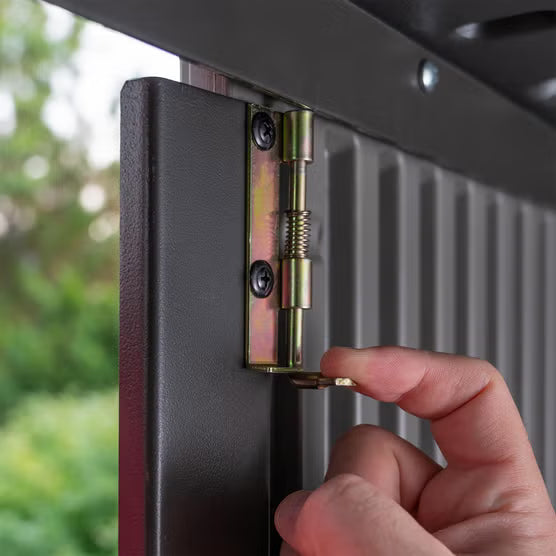 Lifetime Vertical Outdoor Storage Shed with Shelves
