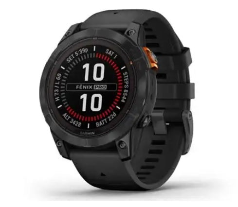 Garmin Fenix 7 Pro - Solar Edition - Slate Grey with Black Band (010-02777-00)