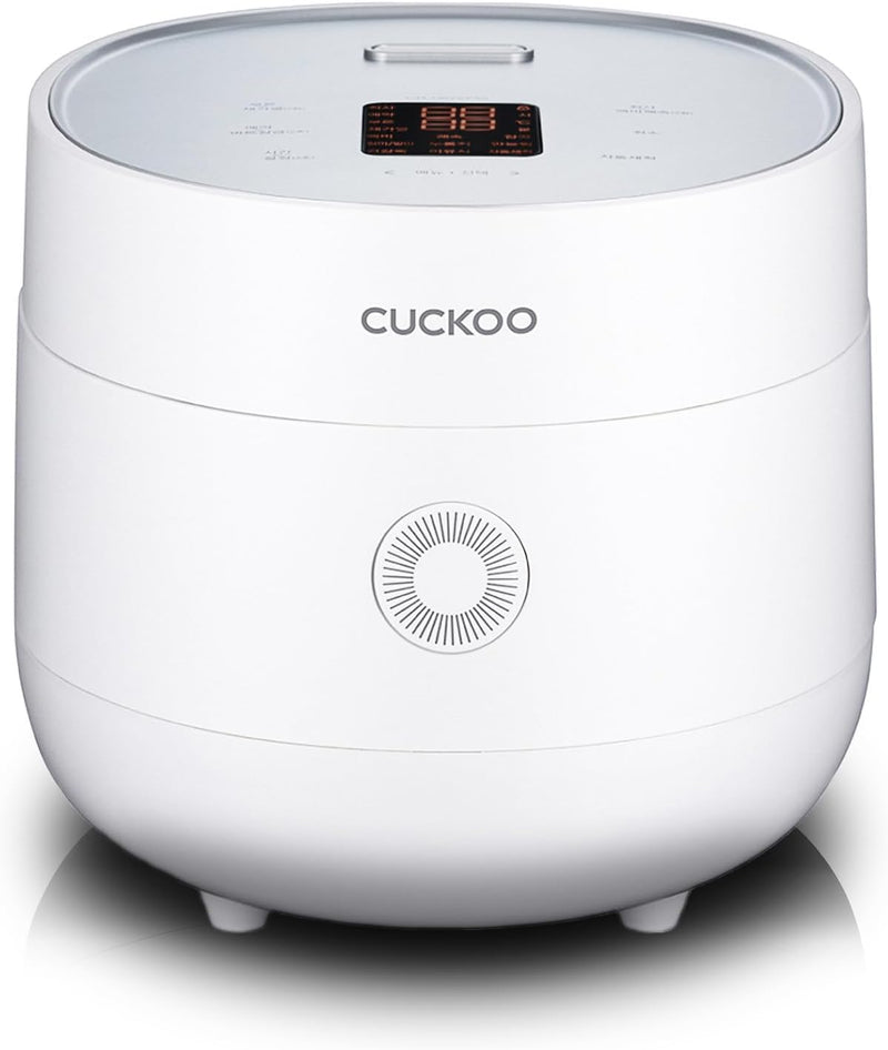 CUCKOO CR-0675F | 6-Cup (Uncooked) Micom Rice Cooker | 13 Menu Options: Quinoa, Oatmeal, Brown Rice & More, Touch-Screen, Nonstick Inner Pot | White