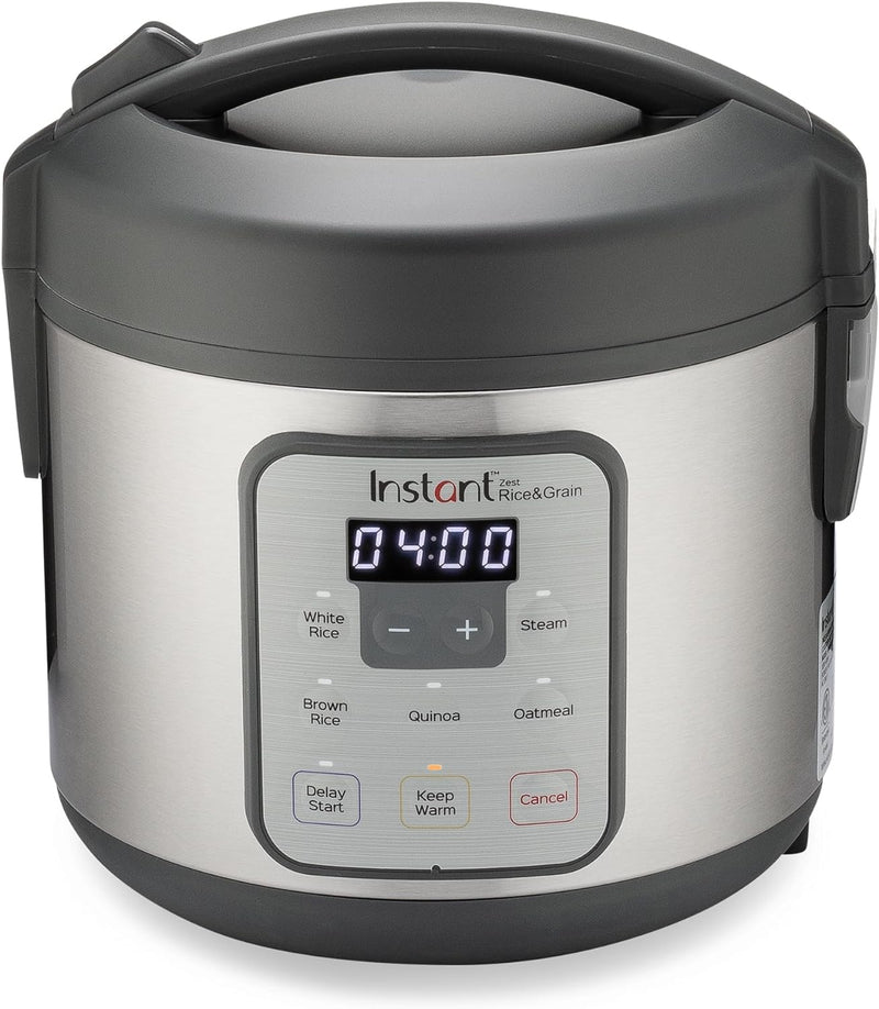 Instant Zest 8 Cup Rice Cooker, Steamer, Cooks Rice, Grains, Quinoa and Oatmeal, No Pressure Cooking Functionality