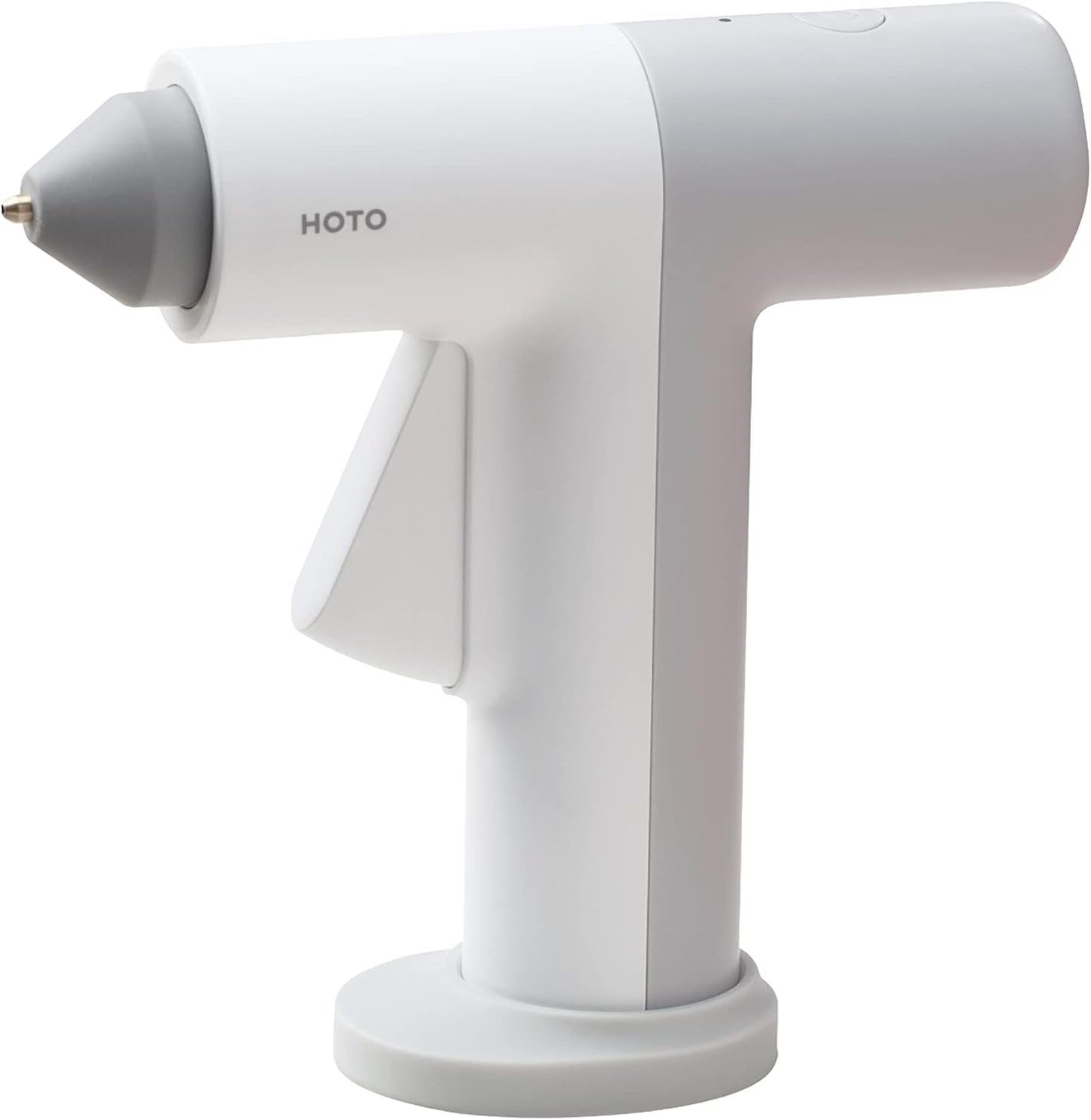 HOTO Hot Glue Gun, Cordless Mini Glue Gun with 10 Melt Glue Sticks, Manual Dispensing, 30S Heating Fast, USB-C Charging, Smart Power-Off, Suitable for Crafting/DIY Arts/Sealing