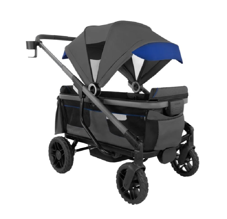 Evenflo Shyft All-Terrain Wagon Stroller | 2-in-1 Stroller Wagon for Two Children