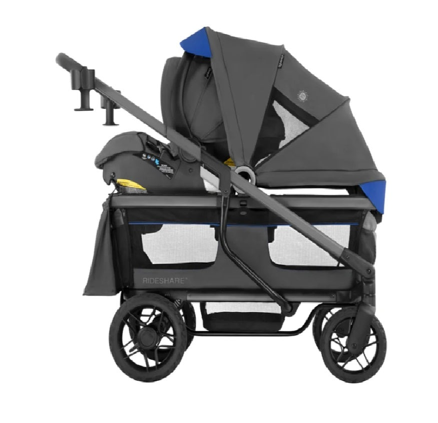 Evenflo Shyft All-Terrain Wagon Stroller | 2-in-1 Stroller Wagon for Two Children