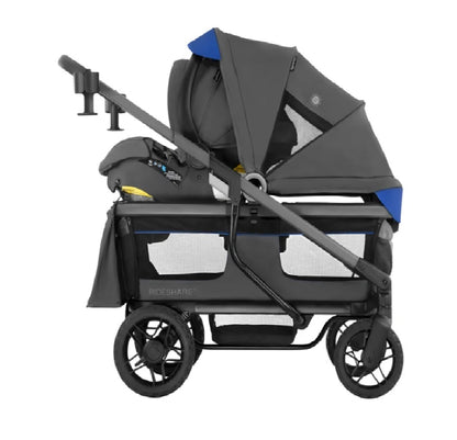 Evenflo Shyft All-Terrain Wagon Stroller | 2-in-1 Stroller Wagon for Two Children
