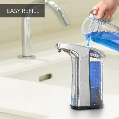 Everlasting Comfort Automatic Soap Dispenser, Touchless Hand & Dish Soap Dispenser, Liquid Soap Dispenser for Bathroom, Kitchen - Distributeur Savon Automatique (500ml)