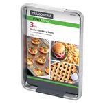 Tramontina Aluminum Baking Sheet Pan, Quarter Size, 9.5"L x 13"W, 3 ct - PuriLite