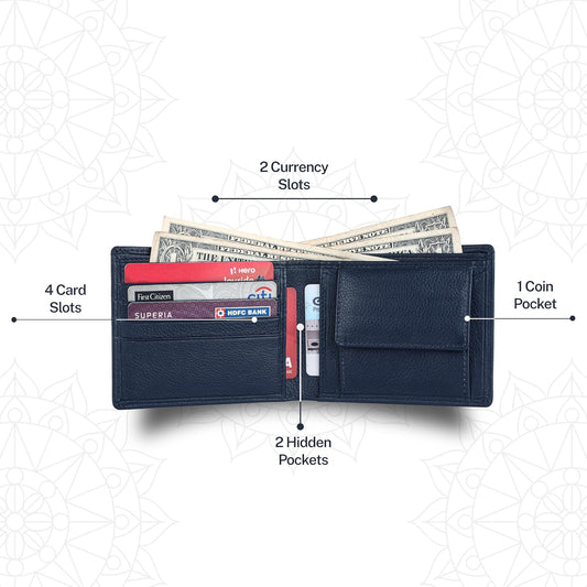 HAMMONDS FLYCATCHER Pure Cow Leather Wallet Combo Gift Set – Wedding Anniversary Gifts for Couples - PuriLite