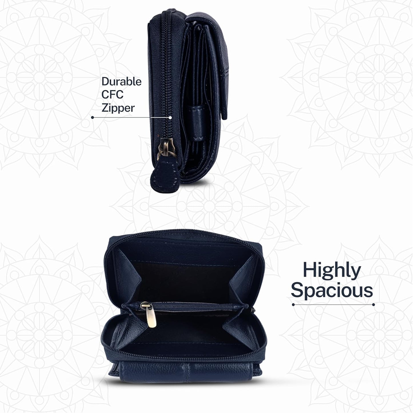 HAMMONDS FLYCATCHER Pure Cow Leather Wallet Combo Gift Set – Wedding Anniversary Gifts for Couples - PuriLite