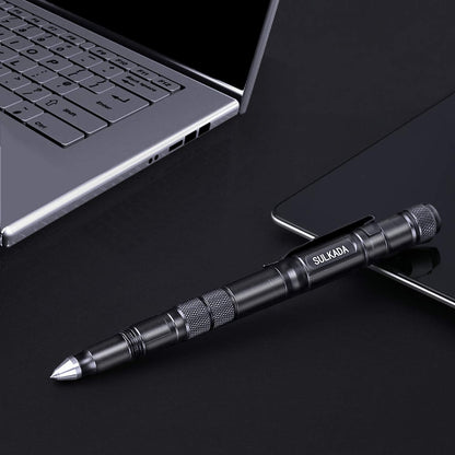 Multitool Pen Gift Set for Men and Women, Tactical EDC Pen with Flashlight, Bottle Opener, Glass Breaker Tip, and Ballpoint Pen – Unique Stocking Stuffer and Birthday Gift - PuriLite