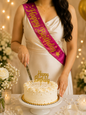 Bride To Be Sash | Happy Birthday Sash | Bridal Shower Sash | Bachelorette Party Sash | Birthday Party Celebration Sash | Premium Quality Multiple Colors