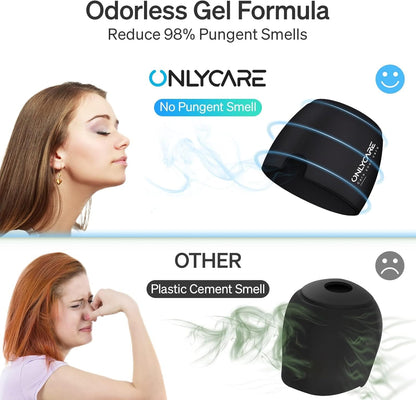 ONLYCARE Migraine Relief Cap, Migraine Mask 2025 Upgraded Reusable Gel Ice Pack for Headache, Cold Therapy Cooling Ice Pack Migraine Cap