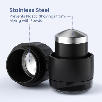 Renmingfed 3-in-1 Pill Crusher Pill Cutter with Storage Box，Pill Grinder with Stainless Steel Grinding Pestle, Pill Crusher Fine Powder, Pill Crushers for Elderly and Pets