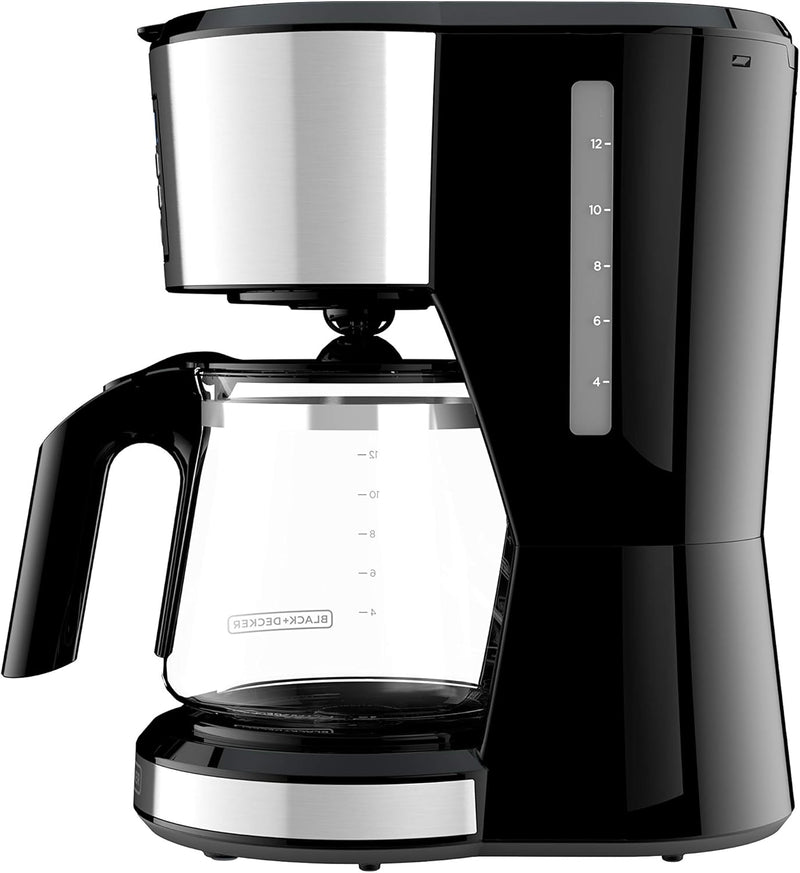 BLACK+DECKER 12 Cup Programmable Coffee Maker in Stainless Steel, CM1231SC