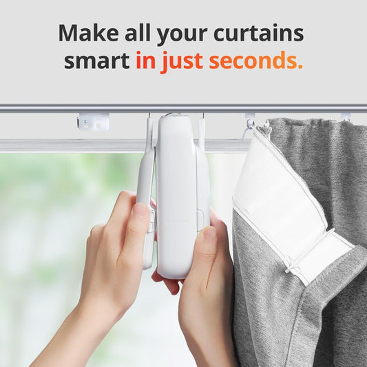 Electric Smart Curtain Opener - Automatic Ceiling Curtain Opener - Smart Curtain Opener with App/Timer - PuriLite