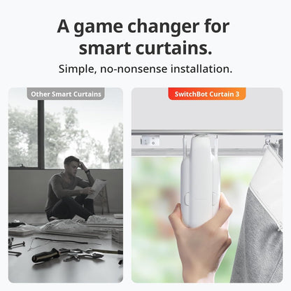 Electric Smart Curtain Opener - Automatic Ceiling Curtain Opener - Smart Curtain Opener with App/Timer - PuriLite