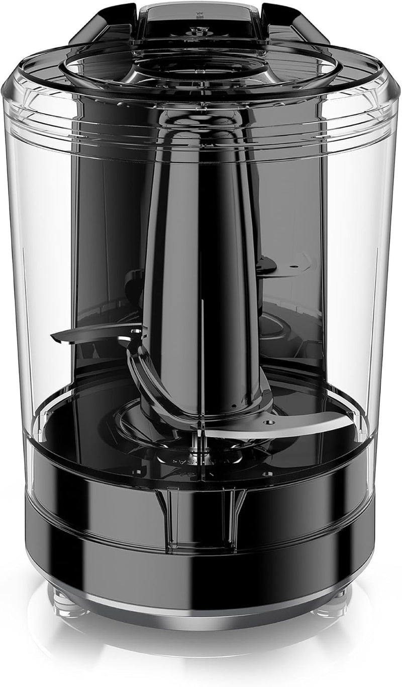 Black+Decker HC300BC Black + Decker 3-Cup Food Processor, One Touch Pulse, Dishwasher Safe Parts, 3-Cup, Black