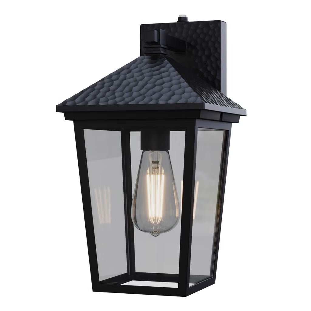 Good Earth Outdoor LED Wall Lantern with Dusk-to-Dawn Sensor