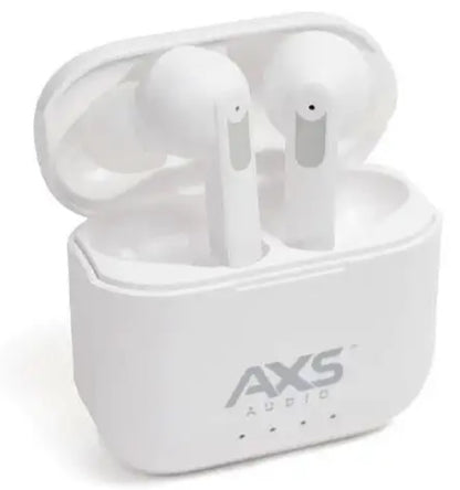 AXS Audio Active Noise Cancelling High Definition Bluetooth Earbuds - White (AXSE01W)