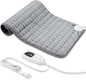 Heating Pad, Electric Heating Pad for Dry, Electric Heat Pad with Multiple Temp & Timer Settings, Auto Off(Silver Gray, 24‘’×12‘’)