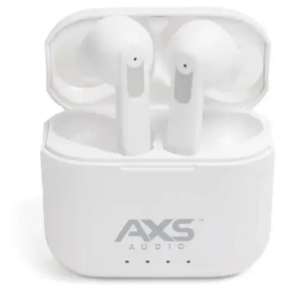 AXS Audio Active Noise Cancelling High Definition Bluetooth Earbuds - White (AXSE01W)
